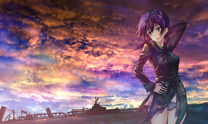 Strike Witches, barkhorn, strike, sky, gertrud, girls, Gertrud Barkhorn, nature, anime, 1080P, witches, hd, art