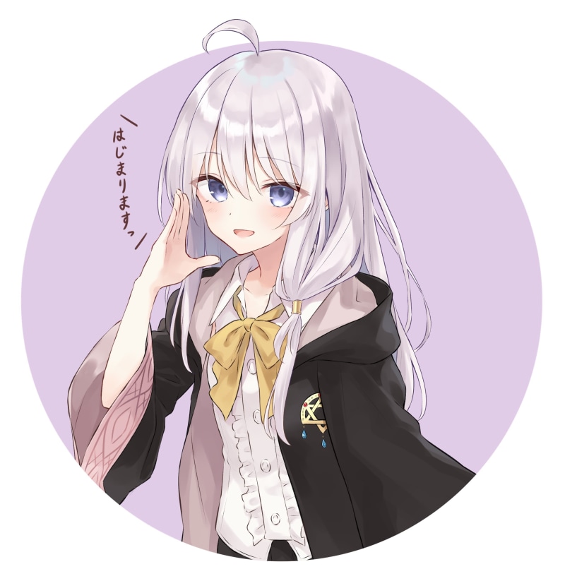 Elaina (Majo no Tabitabi), anime girls, Majo no Tabitabi, 2K, silver hair, anime