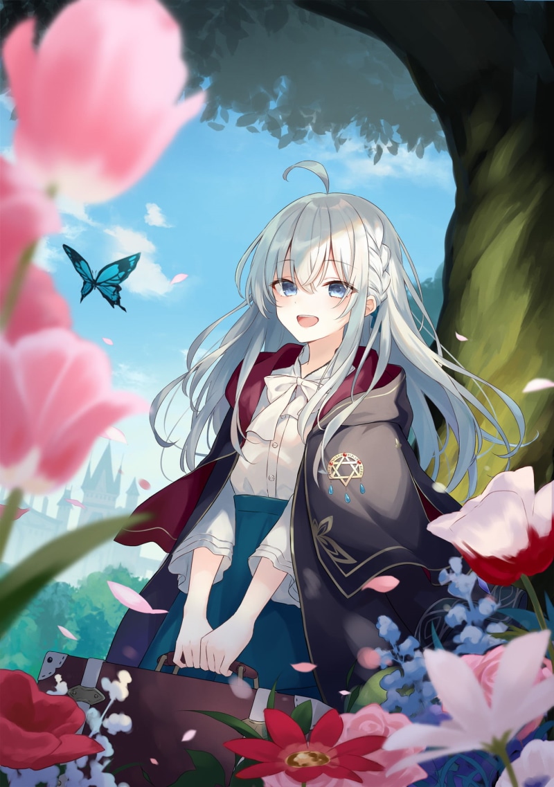 anime, Majo no Tabitabi, 1080P, Elaina (Majo no Tabitabi), anime girls, silver hair