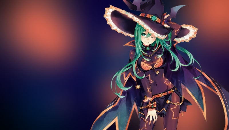 Natsumi (Date A Live), anime girls, witch, green hair, 1080P, Date A Live, anime