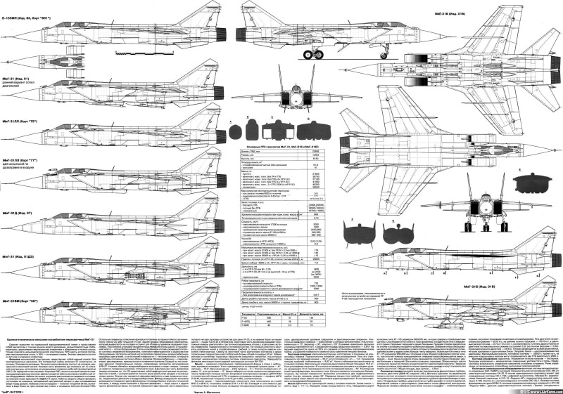 military, аэрохобби, plane, airplane, mig, 2K, jet, fighter, blueprint, russian