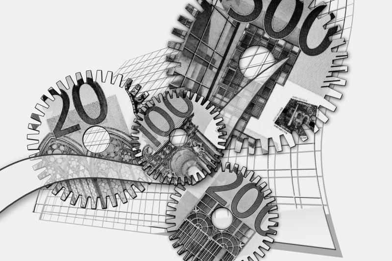 world economy, studio shot, payday, paper currency, insolvency, 2K, bull market, no people, finance, spiral, newspaper, financial world, still life, money