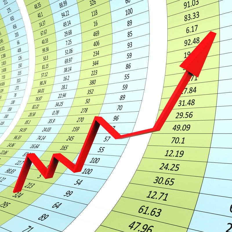 upwards, raise, report, graphic, improvement, sign, number, data, diagram, statistical, chart, graph, statistics, financial, progress, success, business