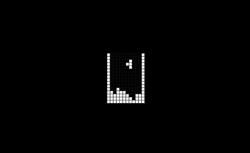 illuminated, communication, application, building, Game, number, Tetris, technology, black background, abstract, close-up, no people, single object, digital display
