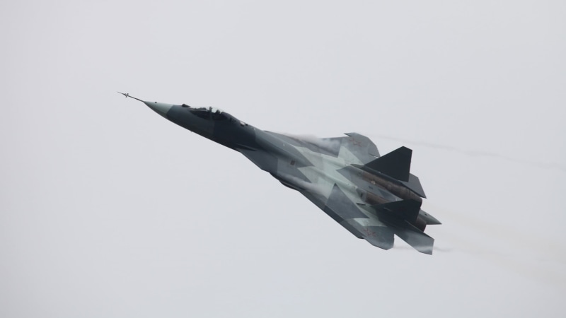 military, airplane, 1080P, flying, mode of transportation, jet fighter, single object, military airplane, Sukhoi T-50, jet, gray, black, fighter plane