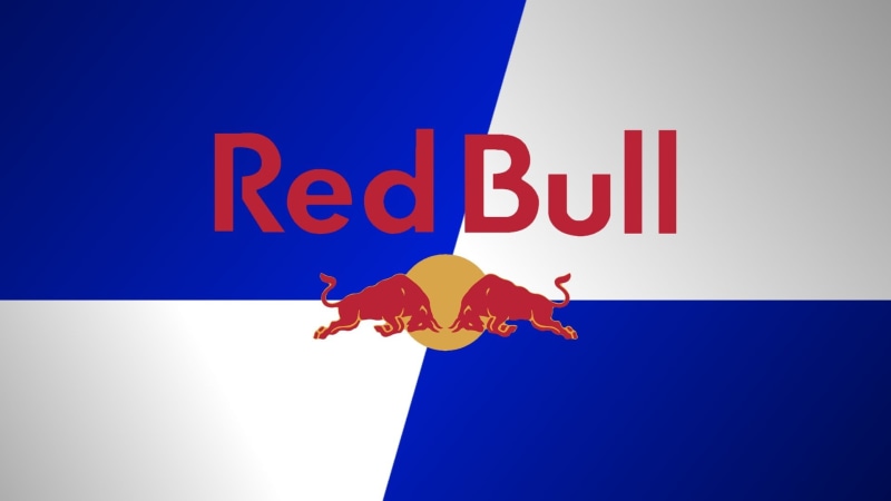 studio shot, communication, warning sign, 1080P, red, sky, no people, text, white, blue, Red Bull, sign, representation, clear sky, logo, copy space, indoors