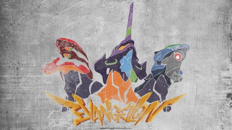 EVA Unit 01, EVA Unit 02, EVA Unit 00, 1080P, Neon Genesis Evangelion