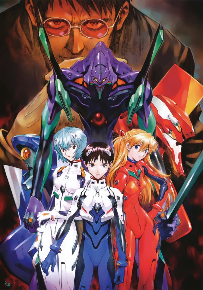 anime, Ikari Shinji, EVA Unit 00, Asuka Langley Soryu, Gendo Ikari, EVA Unit 02, 5K, Neon Genesis Evangelion, EVA Unit 01, Ayanami Rei