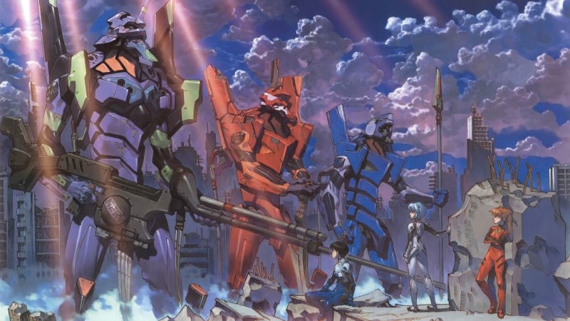 EVA Unit 01, anime, Asuka Langley Soryu, EVA Unit 02, Neon Genesis Evangelion, Ikari Shinji, EVA Unit 00, 1080P, Ayanami Rei