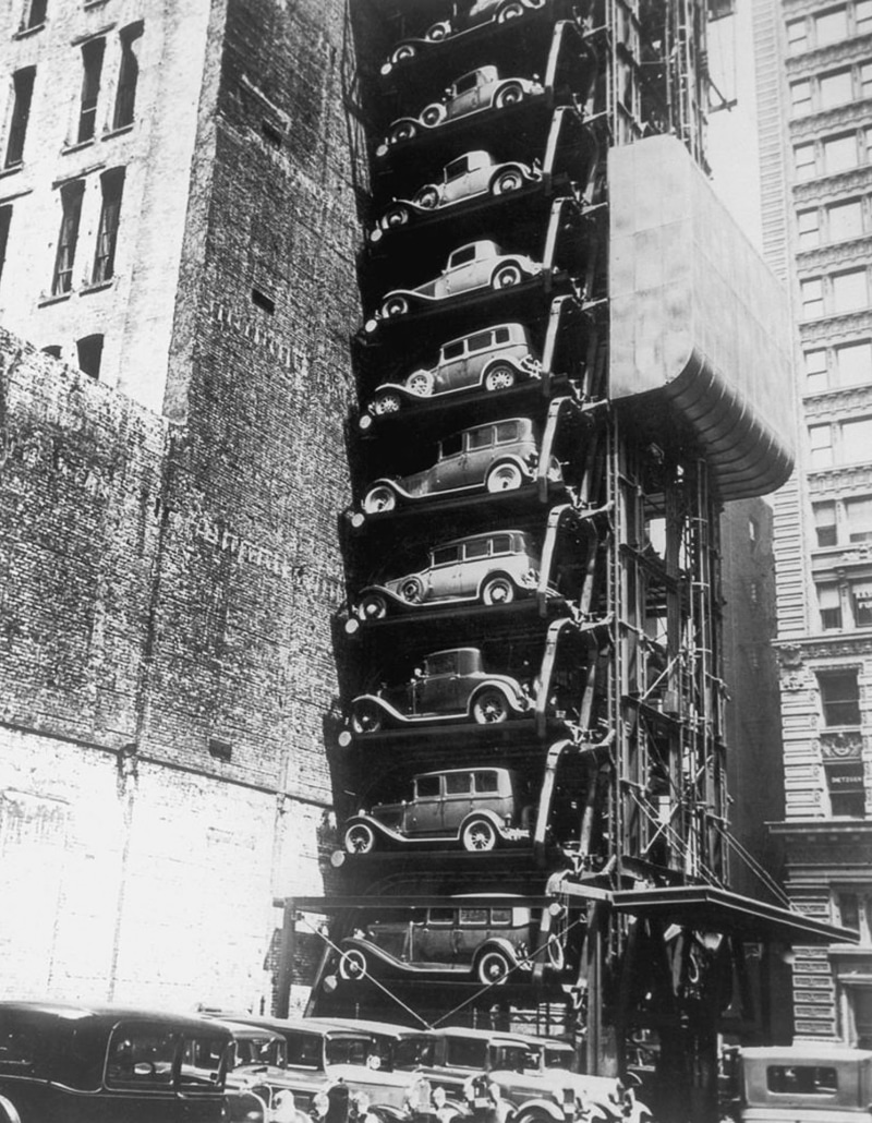 old photos, urban, Model T, portrait display, elevator, photography, car, New York City, monochrome, 1080P, vintage, Ford, classic car, technology, building