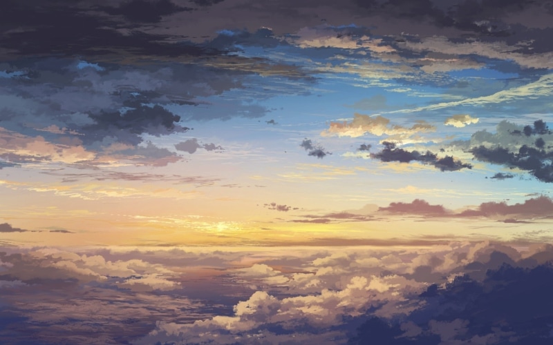 white, heaven, no People, summer, scenics, sunbeam, cloudscape, morning, painting, sunrise - Dawn, air, cloud - Sky, day, dusk, elevation, landscape, yellow