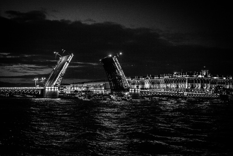 night, building exterior, 5K, outdoors, city, sea, industry, machinery, architecture, water, no people, waterfront, built structure, санкт-петербург, nature