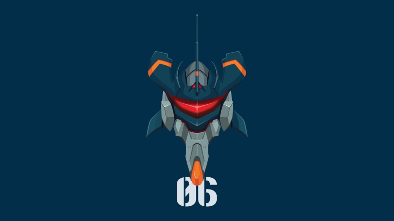 mech, Eva Unit 06, 4K, Neon Genesis Evangelion