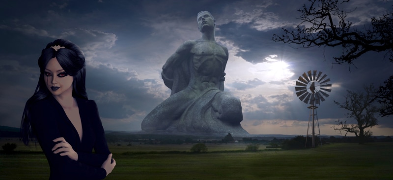 light, adult, young adult, art and craft, aesthetic, stone figure, stone sculpture, sky, contemplation, atmospheric, artwork, representation, art, lighting