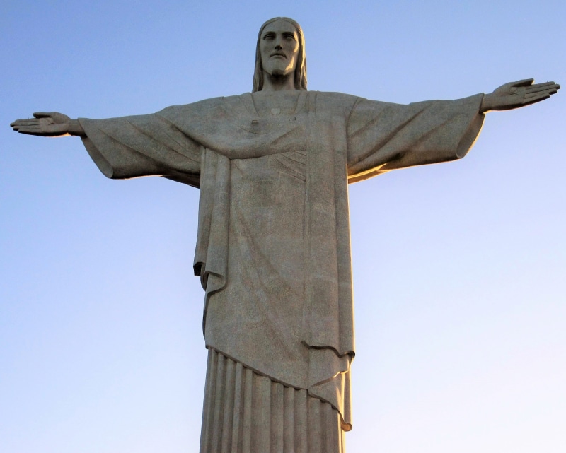 Cristo Redentor, religion, craft, blue, Christ the Redeemer, art and craft, spirituality, holy, janeiro, rio, sculpture, clear sky, sky, male likeness