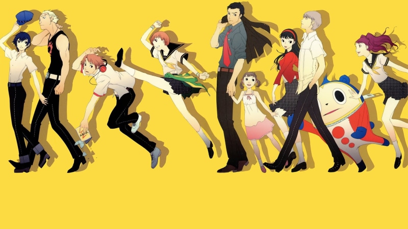 Naoto Shirogane, Kanji Tatsumi, Ryotaro Dojima, Nanako Dojima, 1080P, Yukiko Amagi, Persona 4, Teddie (Persona), Yu Narukami, Chie Satonaka, Rise Kujikawa