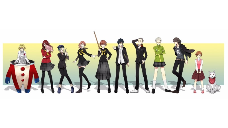 Mitsuru Kirijo, Minato Arisato, 1080P, Yosuke Hanamura, Aigis (Persona), Persona 4, Fuuka Yamagishi, Persona, Teddie (Persona), Rise Kujikawa, Nanako Dojima