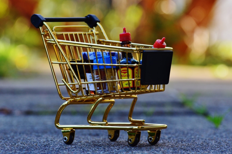 purchasing, wheels, basket, shopping basket, list, business, outdoors, metal, candy, 4K, buying, small, transportation, day, cart, retail, transport, food