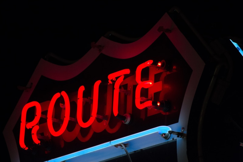 illuminated, neon, close-up, neon light, western script, store, urban, red, information sign, no people, commercial sign, sign, light, text, glowing, signage