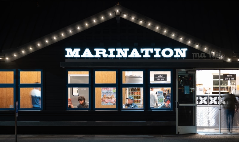 interior design, illuminated, marination, deli, text, people, facade, jewelry store, cafe, indoors, night, person, cafeteria, car wheel, home decor, railroad station