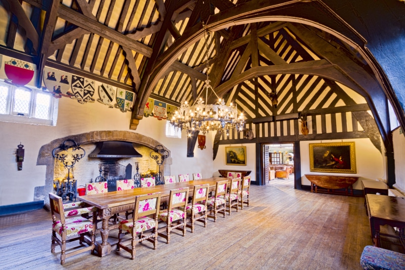 interior design, furniture, 5k, window, building, arch, architecture, no people, ballroom, lamp, dining table, dining room, 4k, samlesbury, built structure