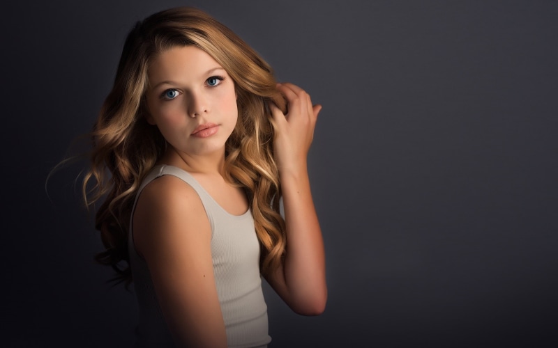 Curly, Girl, 1080P, Hair, Blonde, Little