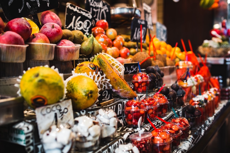 selling, variation, boqueria, consumerism, vitamin, vegetable, store, healthy, large group of objects, small business, spain, barcelona, price tag, retail display
