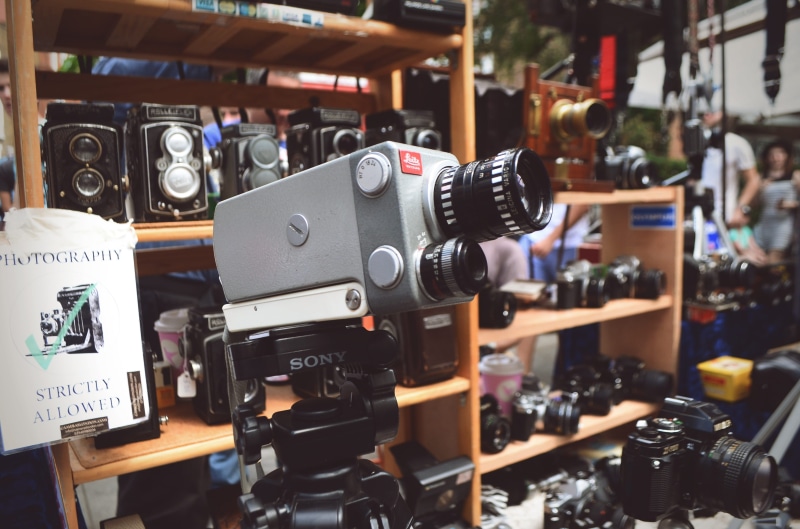 indoors, commerce, UK, industry, variation, united kingdom, 2K, for sale, room, music, consumerism, store, exhibition, cameras, retro styled, no people