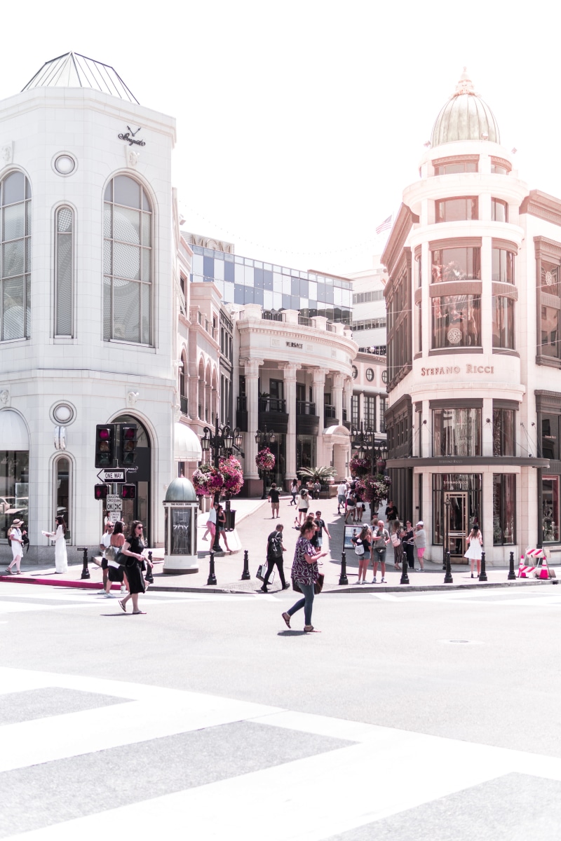 architecture, built Structure, building Exterior, walk, travel Destinations, people, beverly hill, mall, famous Place, building, street, editorial, white