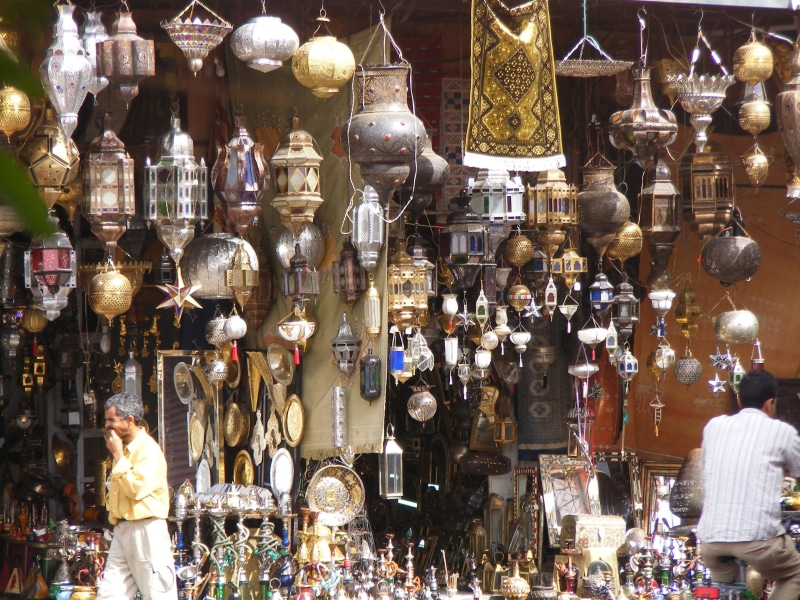 Bazaar, arabian, culture, real people, man, shopping, sale, market stall, pendant, lighting equipment, retail, souk, arrangement, abundance, no people
