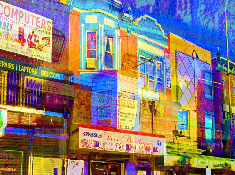 Badlands, advertisement, information, storefront, Digital, communication, script, outdoors, Aero, Photography, street, sign, philadelphia, graffiti, building exterior