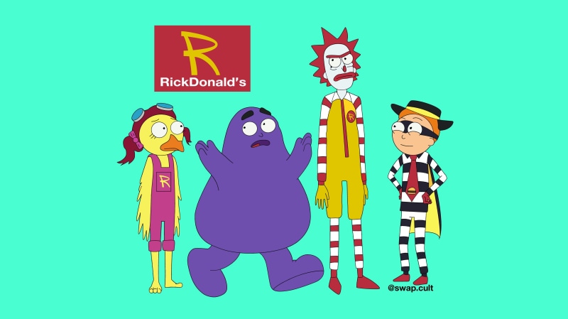 Adult Swim, Rick Sanchez, Rick and Morty, Morty Smith, 2K, McDonalds