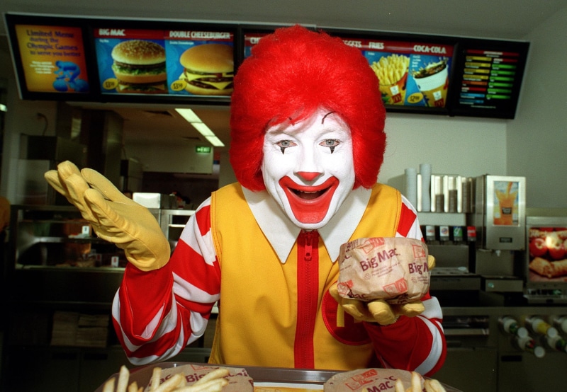it, circus, Ronald McDonald, McDonalds, clown, situation, 1080P, humor, fun