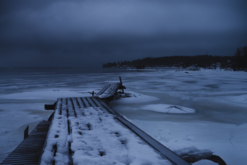 ice, nikkor, gray, outdoors, 5K, ice  water, weather, snowed, gray scale, nikon  d600, frozen, cold - Temperature, old  dock, Old Dock, frost, cloud, snow