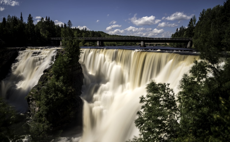 Beautiful, plant, scenics - nature, sky, outdoors, Canada, falling, photo, nature, Kakabeka Falls, river, kakabeka, forest, majestic, Ontario, Waterfalls