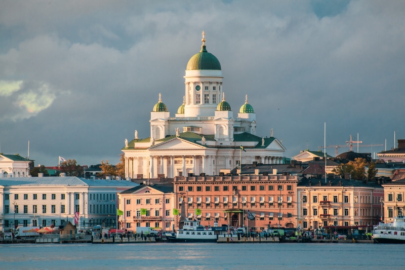 finland, outdoors, travel destinations, spirituality, water, helsinki, monumental, architecture, building, church, religion, tourism, no people, belief