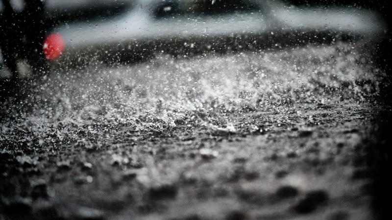 black, water, land vehicle, selective focus, white, puddle, rain, splashing, day, transportation, land, 720P, motor vehicle, on the move, mode of transportation