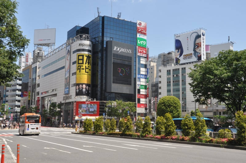 city street, gray, car, office building exterior, traffic, transportation, business, buildings, skyscraper, city Life, day, architecture, no people, japan