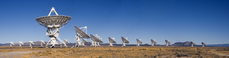 panoramas, landscape, radiotelescope, 4K, dual display, V.L.A., satelites, architecture, wide angle
