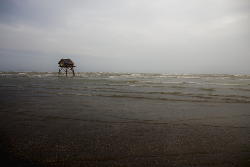 sea house, aisa, cloud - sky, land, wave, sky, outdoors, sand, beach, vietnam, tranquility, nature, non-urban scene, horizon, horizon over water, sea, 4K