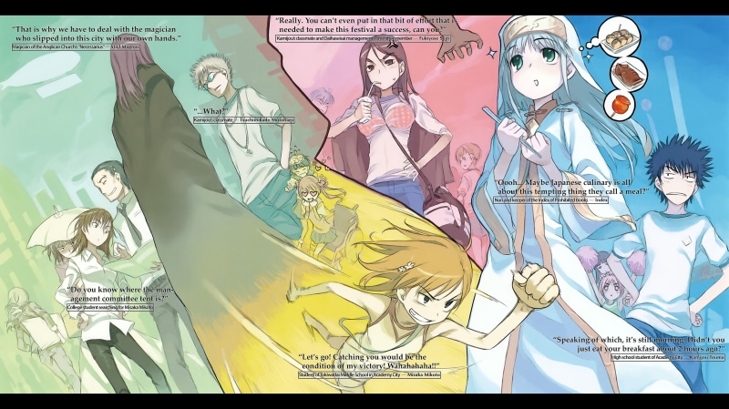 touma, cape, himegami, 2K, kamijou, uniform, magnus, stiyl, stuart, misaka, misuzu, nun, gym, laura, mikoto, seifuku, uiharu, kuroko, aisa, kazari, shirai