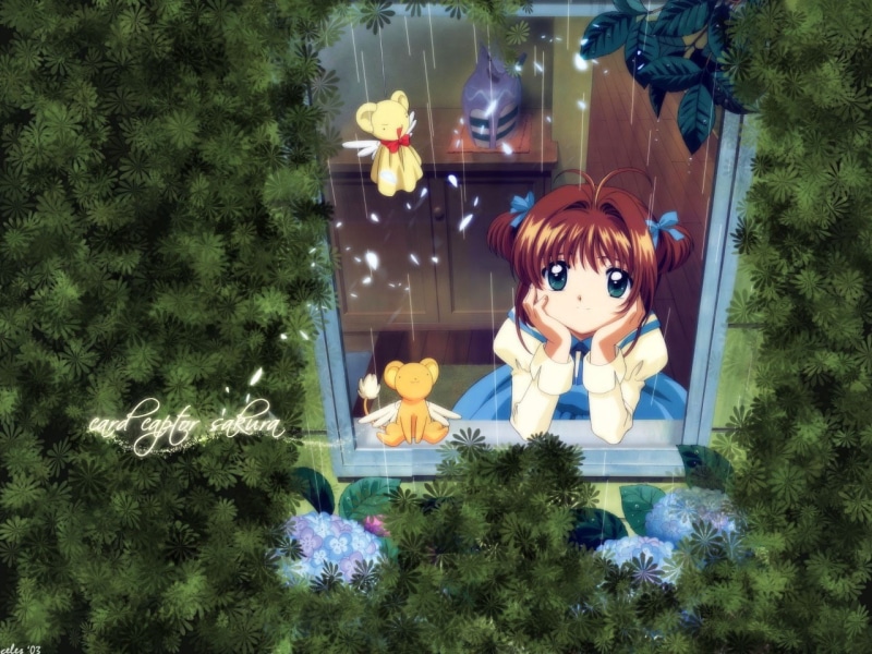 x, captor, card, cardcaptor sakura, sakura, cardcaptor, 720P, hd, Kinomoto Sakura, anime, art, kinomoto