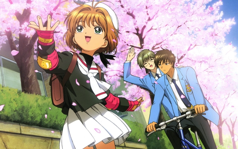 art, sakura, cardcaptor, hd, cardcaptor sakura, anime, x, kinomoto, captor, Kinomoto Sakura, 720P, card