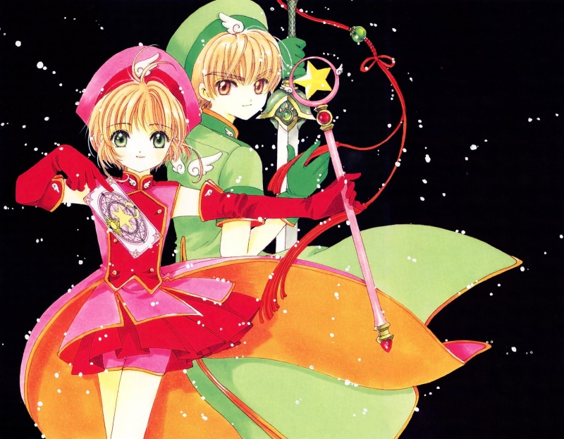4K, card, captor, sakura, hd, x, cardcaptor sakura, anime, art, cardcaptor