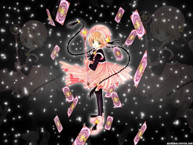 anime, card, x, art, 480P, hd, cardcaptor sakura, sakura, cardcaptor, captor