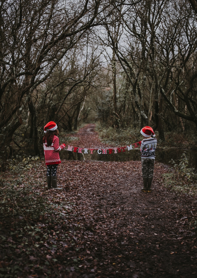 land, tree, standing, females, sweatshirt, buntings, apparel, 8K, nature, overcoat, dirt road, real people, warm clothing, day, merry, clothing, bare tree