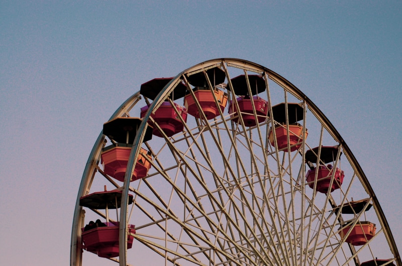 nature, aloe, purple, spoke, sleeve, carnival, ferris, plant, no people, outdoors, transportation, boat, flower, ferris wheel, theme park, azure sky, traveling carnival