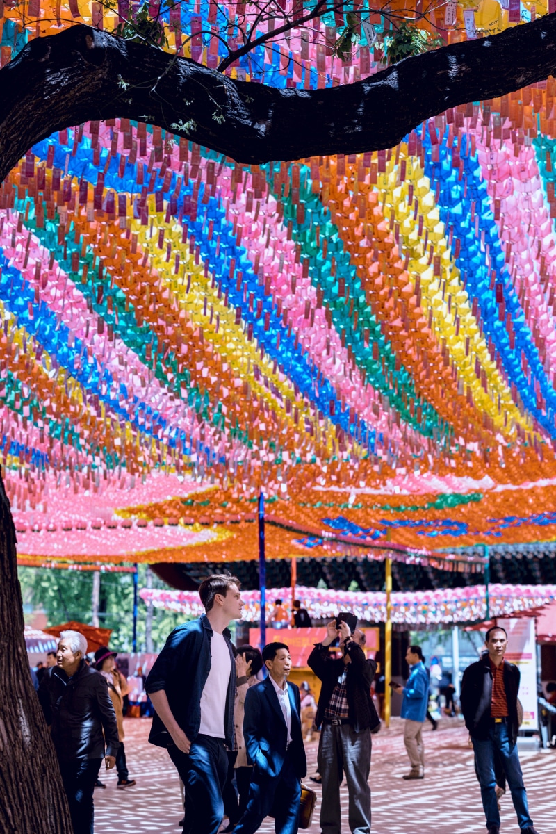lifestyles, downtown, town, group of people, theme park, apparel, carnival, lighting, multi colored, city, day, clothing, people, enjoyment, walking, building