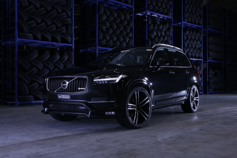 Black, Volvo, crossover, 2K, XC90, Heico Sportiv, SUV