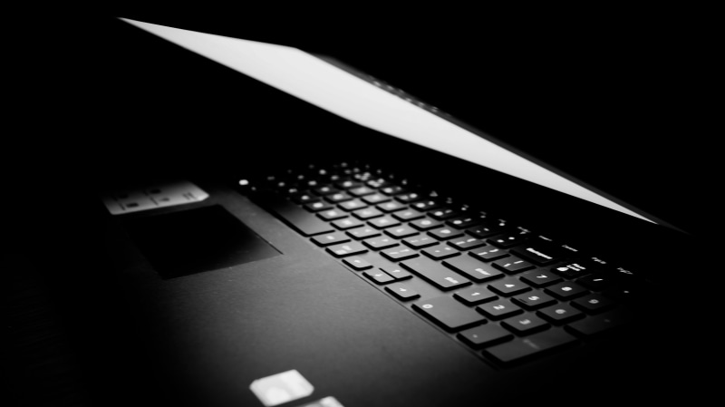 computer part, black and whte, technology, electrical equipment, high angle view, uttar pradesh, laptop, black and white, lucknow, connection, indoors